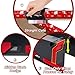 2-in-1 Wrapping Paper Cutter & Tape Dispenser, Gift Wrap Cutter Tool with 4 Tapes & Replaceable Blades, Fast Straight Cutting Tool for Birthday, Office, and Home Wrapping
