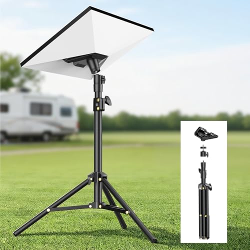 Starlink Mini Tripod Mount with Adapter - Height Adjustable & 360° Tilt, Compatible with Starlink Mini Terminal, Portable Sturdy Stand for RV Camping & Outdoor Use
