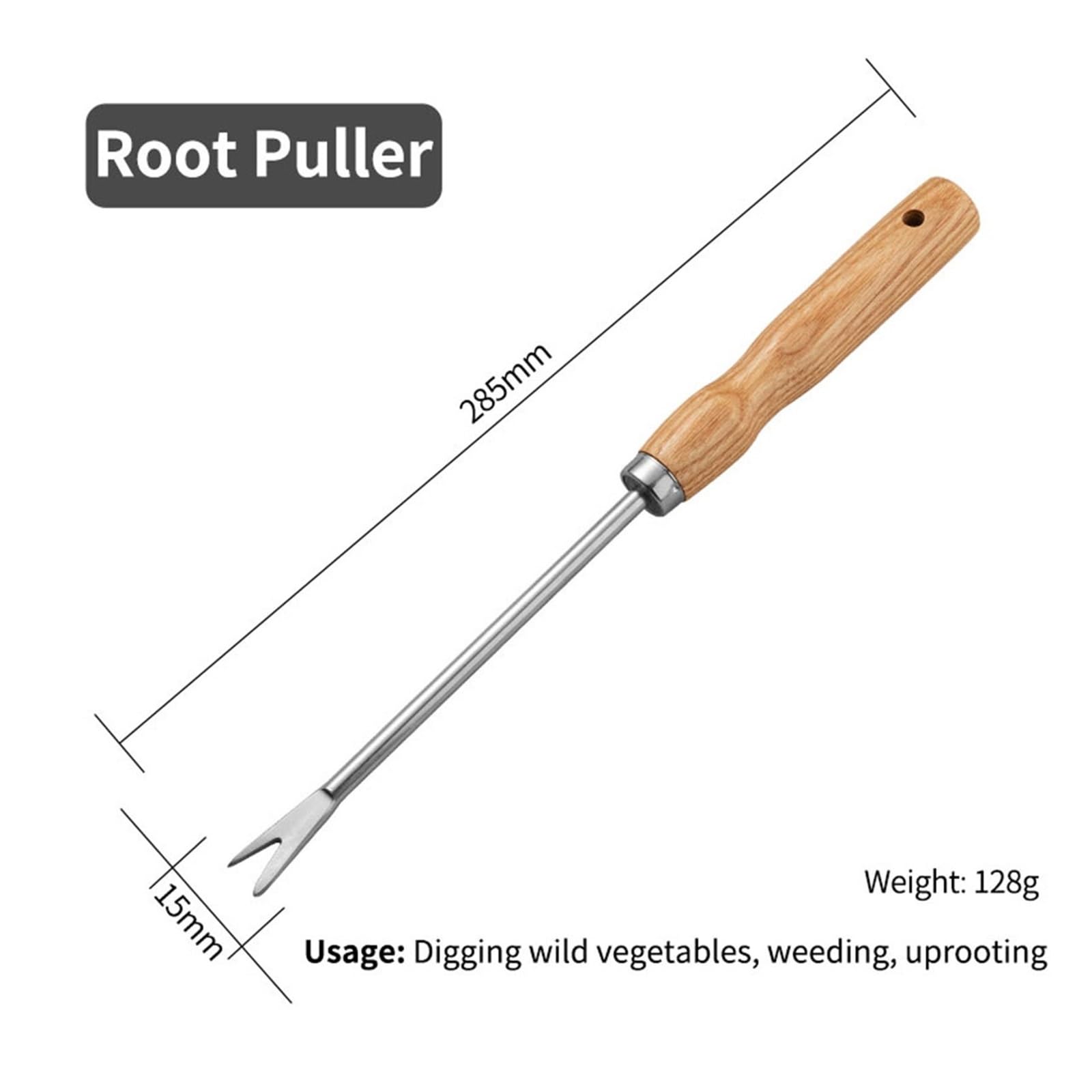 Kit de jardinería Profesional, Herramientas Acero Inoxidable for macetas, Camas, contenedores, 5 uds