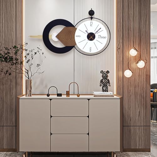 35x20-Inch Modern Abstract Statement Clock