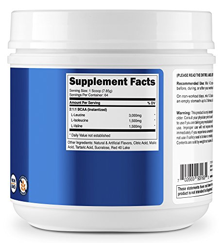 Nutricost BCAA Powder 2:1:1 (Watermelon) - 60 Servings - Image 5