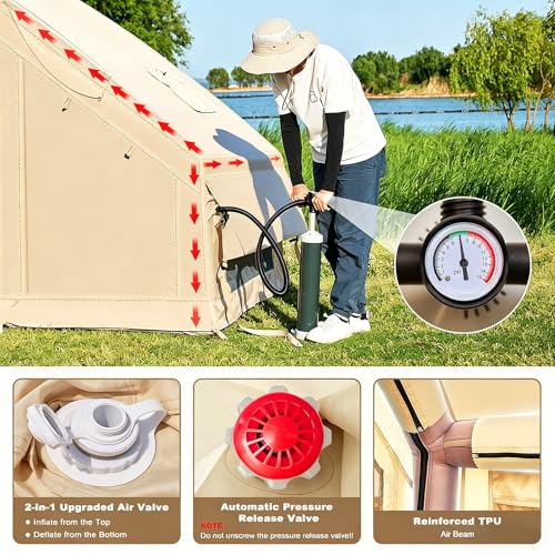 Inflatable Hot Tent with Stove Jack