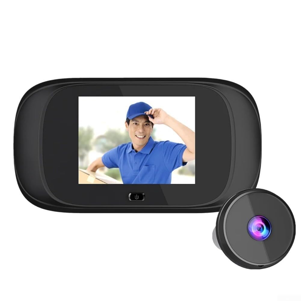 Spioncino digitale per porta, con schermo LCD HD da 2,8 pollici, obiettivo grandangolare da 100°, adatto per porte di spessore 35-110 mm