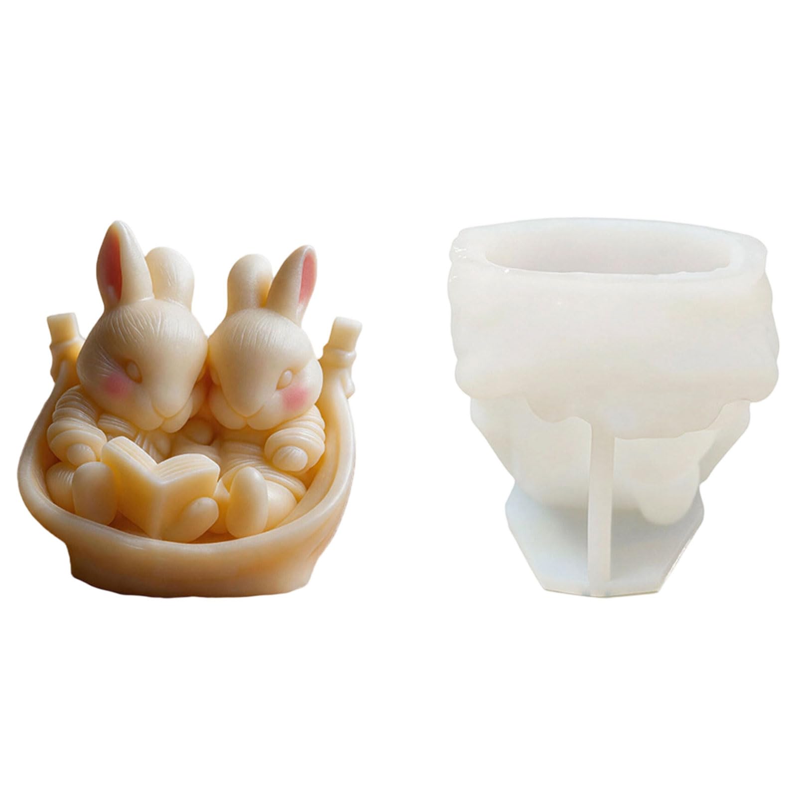 Silicone Rabbits for Making Soap Resin and Projects Silicone Lagomorph