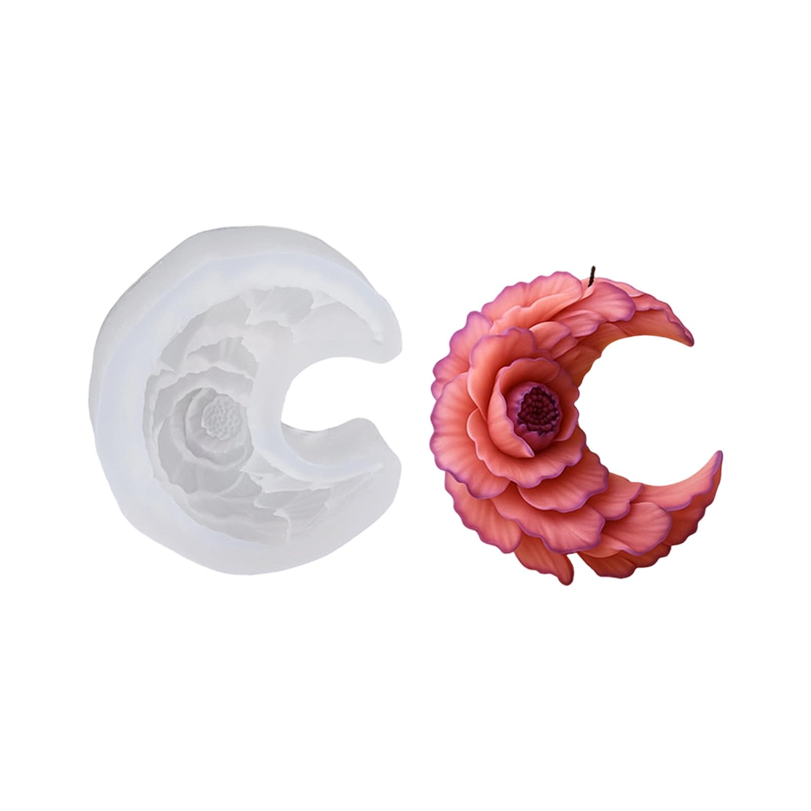 Pangboer 50 4149 Relief Mold, Silicone Hobby Casting Form, Decorative Wax Tool, Home Project, Textured Display Creations Mold Relief Wax Form Hobby Decor Silicone Beginner Maker Home