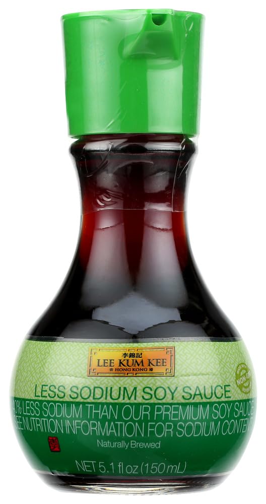 Lee Kum Kee Lite Soy Sauce, 5.1-Ounce Bottle (Pack of 4)