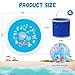 Giveuplay 7.2 X 7.2 Feet Baby Beach Pool，Kiddie Pool and Beach Blanket，2 in 1 Toddler Paddling Pool，Beach Toys for Infant Kids Boys and Girls with Portable Water Bag 9L