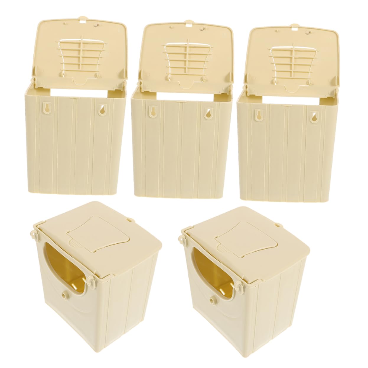 BESPORTBLE 15piezas Caja De Cría para Periquitos De Plástico para Aves Incubadora De Pájaros Casa para Agapornis y para y