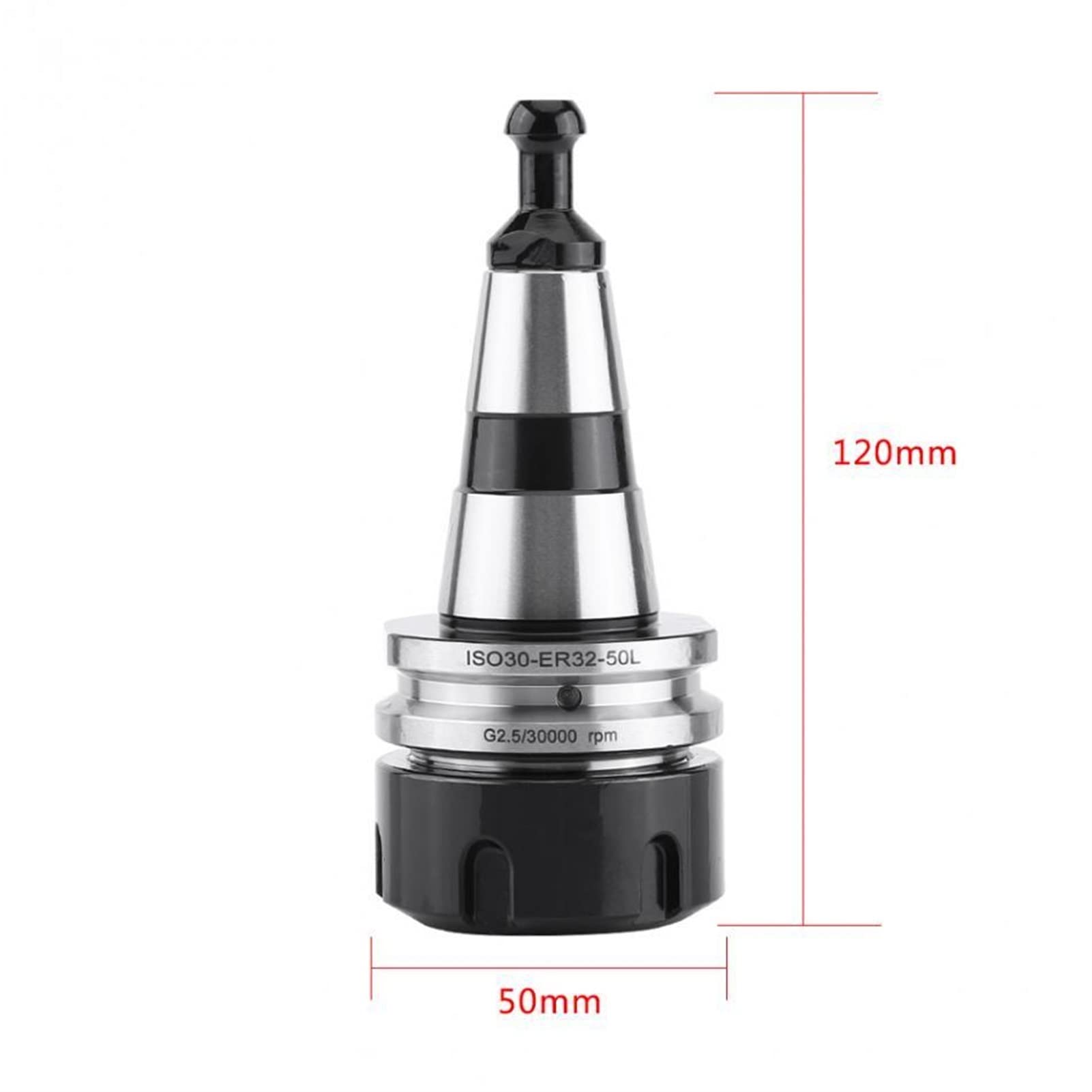 Uchwyt tokarski, Bilans Chuck ISO30 ER32 Collet tokarskie G2.5 30000RPM CNC Oprawka narzędziowa Stal nierdzewna z Pull Stud Milling Lathe