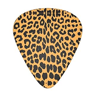 Ensemble de 12 médiators de guitare imprimé léopard pour guitare acoustique, guitare électrique, contrebasse, ukulélé - Les Beatles, Paul McCartney, John Lennon, RIngo Starr, George Harrison