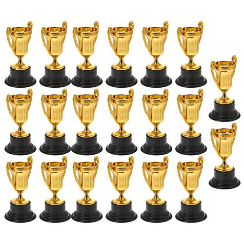 STOBOK 20Pcs Kids Recompensa Troféus Golden Award Trophy Cups First Place Winner Award Trophies Achi