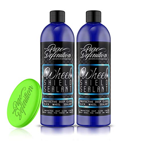 Pure Definition Wheel Sealant, Car Alloy Wheel Shield Protector and Rim Wax, High Gloss Detailing Coating, 500ml