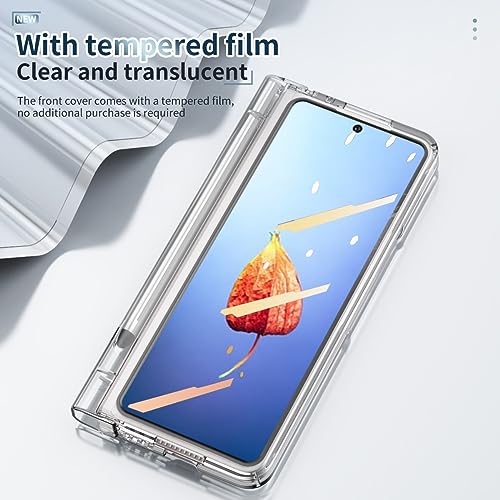 Protection intégrale PC rigide transparente Samsung Z Fold 4 antichoc premium - 5