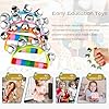 4 Pcs Half Moon Tambourine Handbell for Adults, 5 Bells Tambourine for Kids, Handheld Musical Instrument Shaking Small Jingle Bell Toy #3