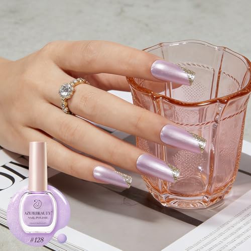 Image of AZUREBEAUTY Dreamy Purple Quick Dry Nail Polish