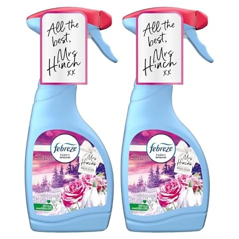 Frosted Rose Wonderland Fabric Freshener Spray Cover