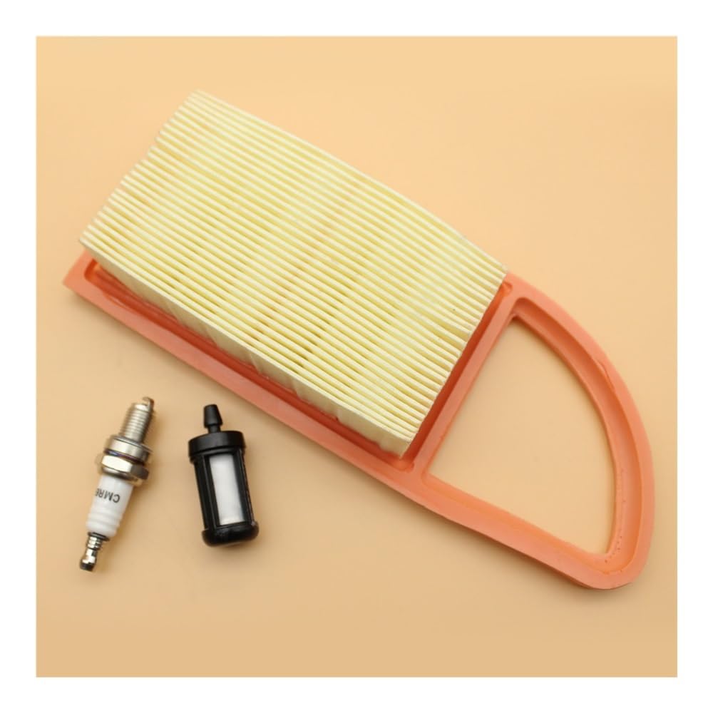 Limpiador de Filtro de Aire y Juego de filtros de Combustible de bujía de 4 Tiempos Aptos for BR600 BR500 BR550 soplador de Paquete Trasero CMR6H 605-599