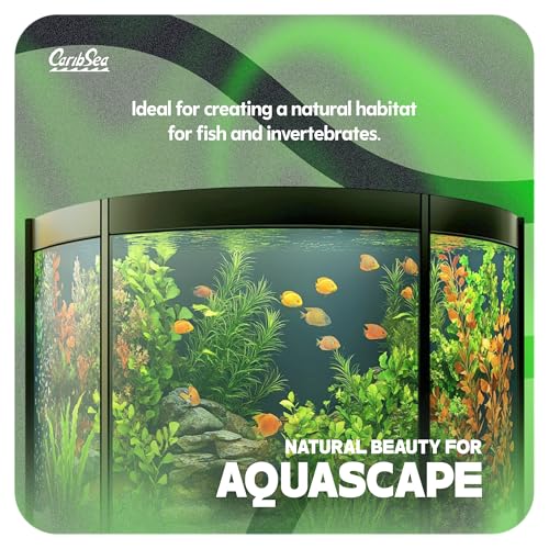 Image of CaribSea Super Naturals Aquascape Sunset Gold - 10 lb - Natural Substrate for Freshwater Aquariums, Perfect for Aquascaping & Creating Vibrant Landscapes