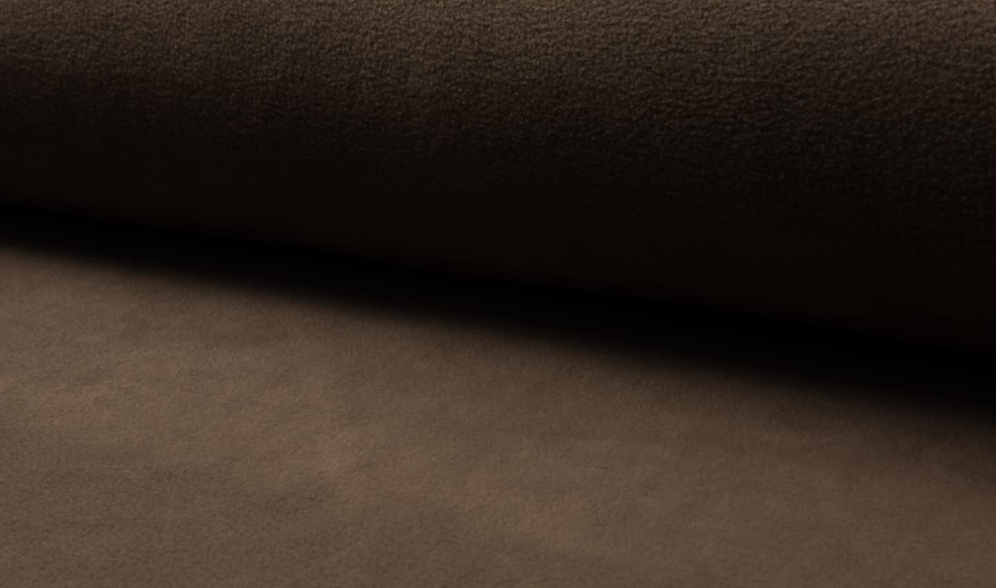 Crs Fur Fabrics Taupe Lambskin Polar Fleece Fabric Material - 1Mtr 150Cm X 100Cm
