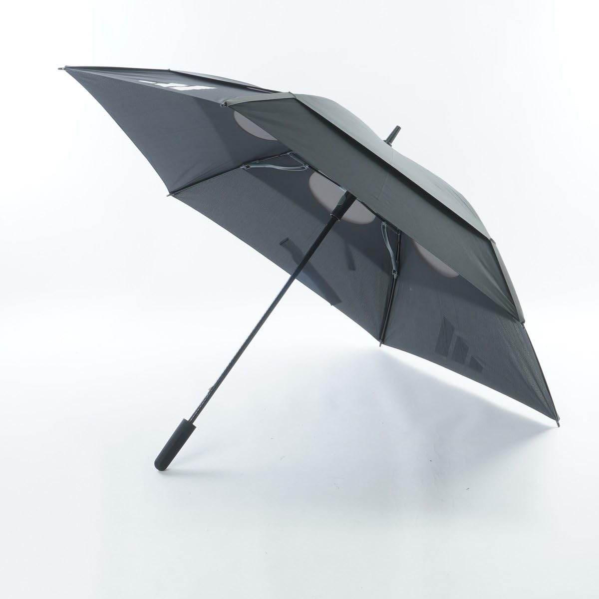 adidas Unisex Double Canopy Umbrella Umbrella, black/grey, One Size