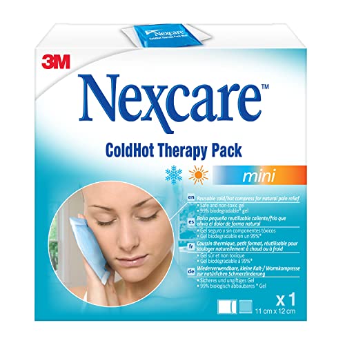 Nexcare Coussin Thermique ColdHot Mini, 1/Paquet - Permet de Réduire les Gonflements, les Inflammations et la Douleur, Coussin Réutilisable avec Gel Non...
