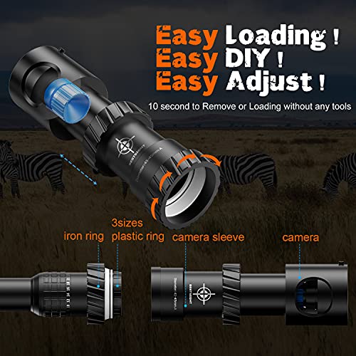 BESTSIGHT DIY Digital Night Vision Scope for Rifle Hunting with Camera and 5\" Portable Display Screen - Thumbnail 6