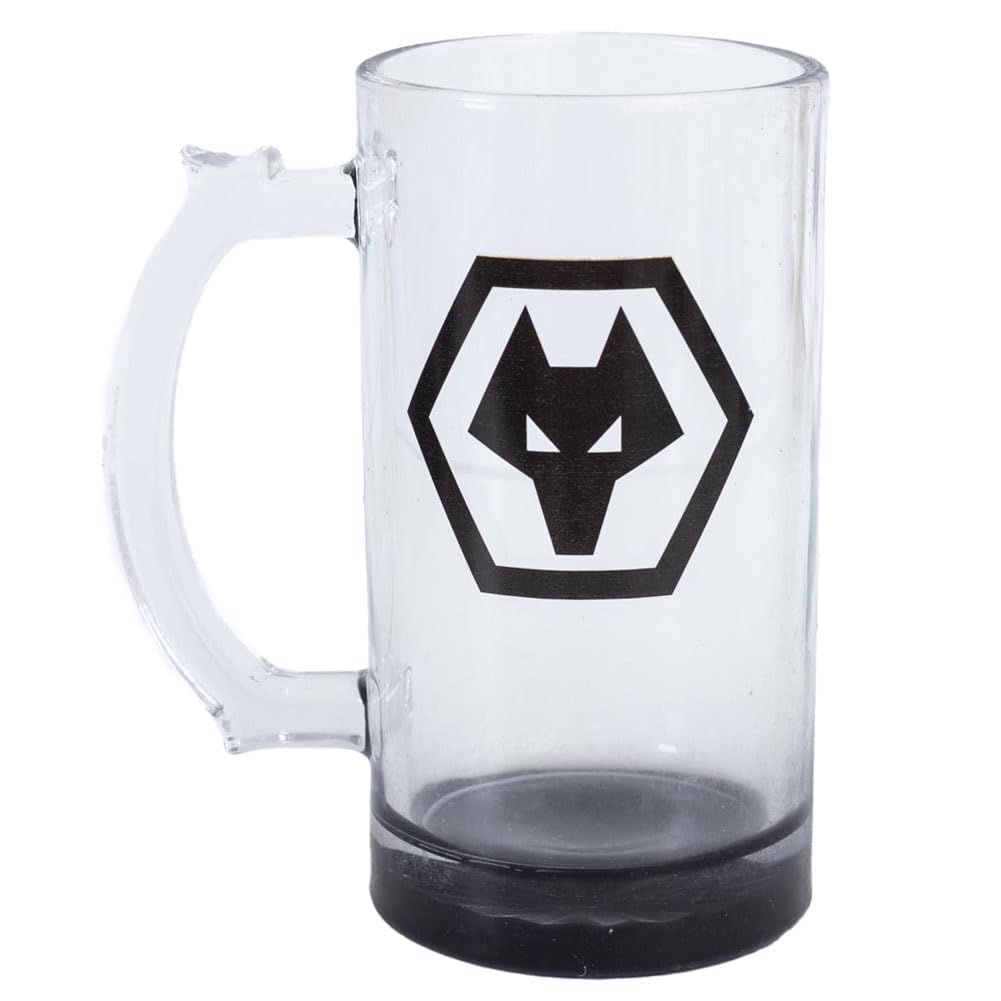 FOCO Officially Licensed Wolverhampton Wanderers FC Stein Glass Tankard