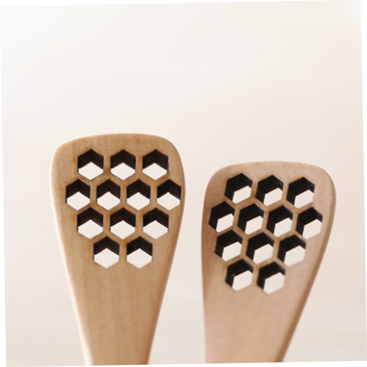 PRETYZOOM Wooden Honey Mixing Spoon Set Pcs Hollow Honey Stir Sticks for Tea Dipper Charcuterie Sides