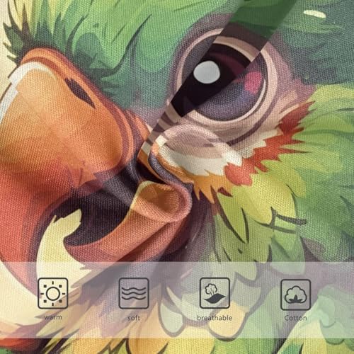 Animal Girls Underwear Toddler 2t Cotton Girl Panties Cute Colorful Cute Parrot Green Kids Undies Briefs3