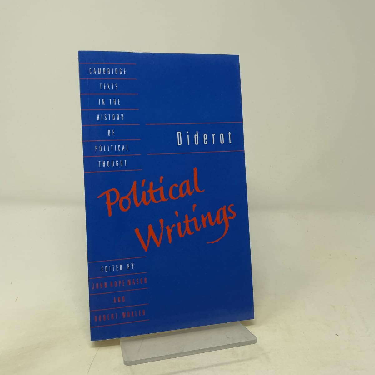 Diderot: Political Writings (Cambridge Texts in. Mason<|