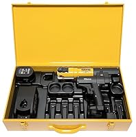 Rems Akku Radialpresse Mini-Press ACC Basic Pack (Schubkraft 22 kN, Pressmaschine mit Stahlkasten, automatischer Rücklauf, kompakte Bauform) 578012 R220