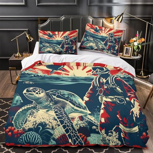 Linge de lit science-fiction 3D pour chambre d'ado moderne - 4