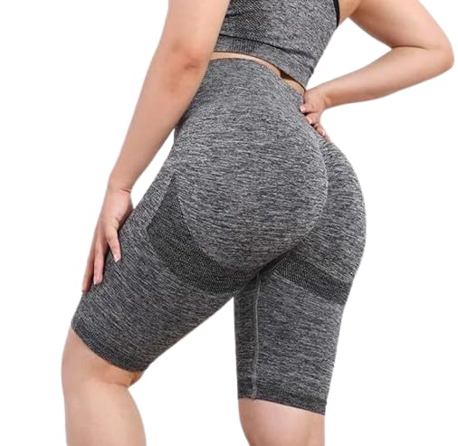 Women's Butt Lifting Yoga Shorts Workout High Waist Tummy Control Ruched Booty Pants Multicolour-image-26