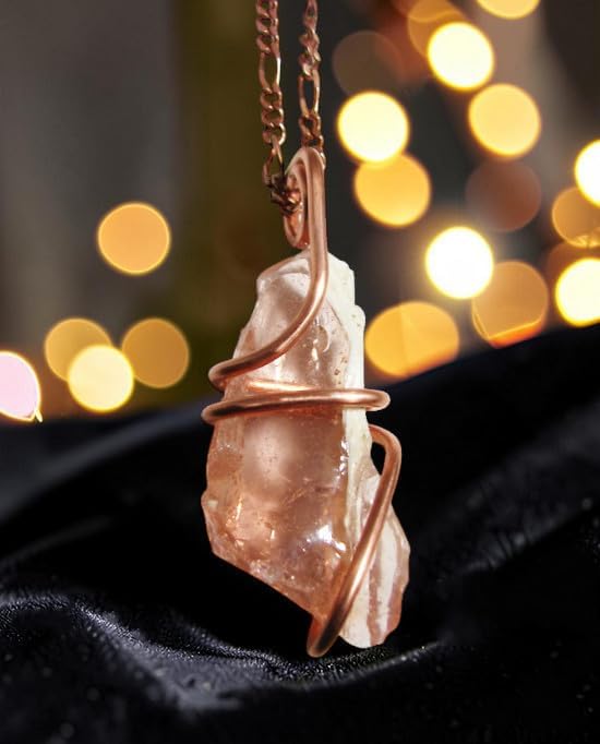 Gorgeous Genuine Monatomic Andara Crystal Pendant Copper #282