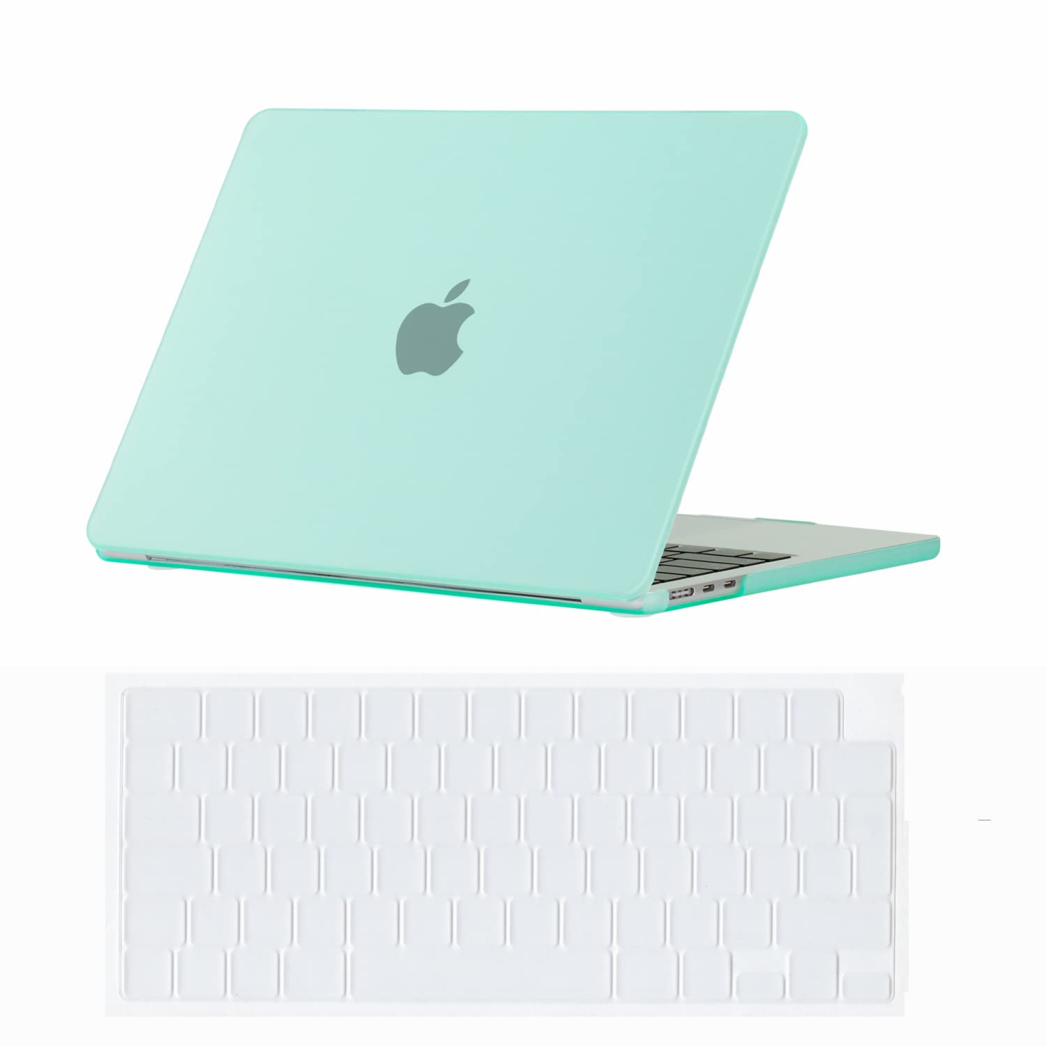 Se7enline Compatible with 2025 2024 2023 2022 2021 MacBook Pro 14 inch Case Hard Shell Laptop Cover for Macbook Pro A2918 A2992 A3112 A3401 A2779 A3434 M5 M4 M3 M2 M1 &TPU Keyboard Skin,Midnight Green — view 11