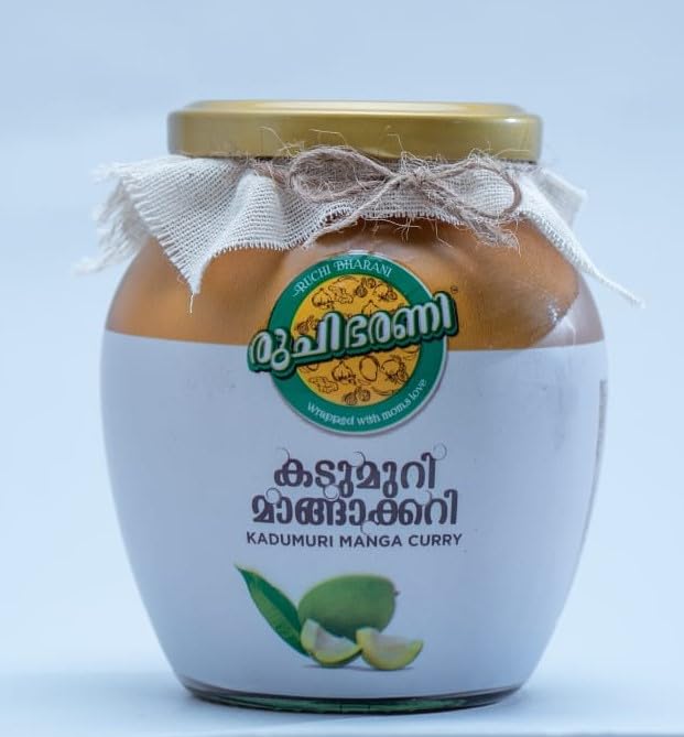 Ruchi Bharani Authentic Kerala Mango Pickle "Kadumuri Manga Curry" 300gm | Traditional Recipe with Lesser Salt Content Than Other Conventional Pickles | Prepared in pure coconut oil | 100% Natural | (B0CWL6DQPS) Amazon Price History, Amazon Price Tracker
