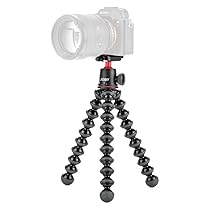 JOBY Kit GorillaPod 3K, Treppiede Leggero Flessibile con Testa a Sfera per Fotocamere DSLR e CSC, Mirrorless, Portata Max 3 kg, Made in Italy, JB91507-BWW, Nero