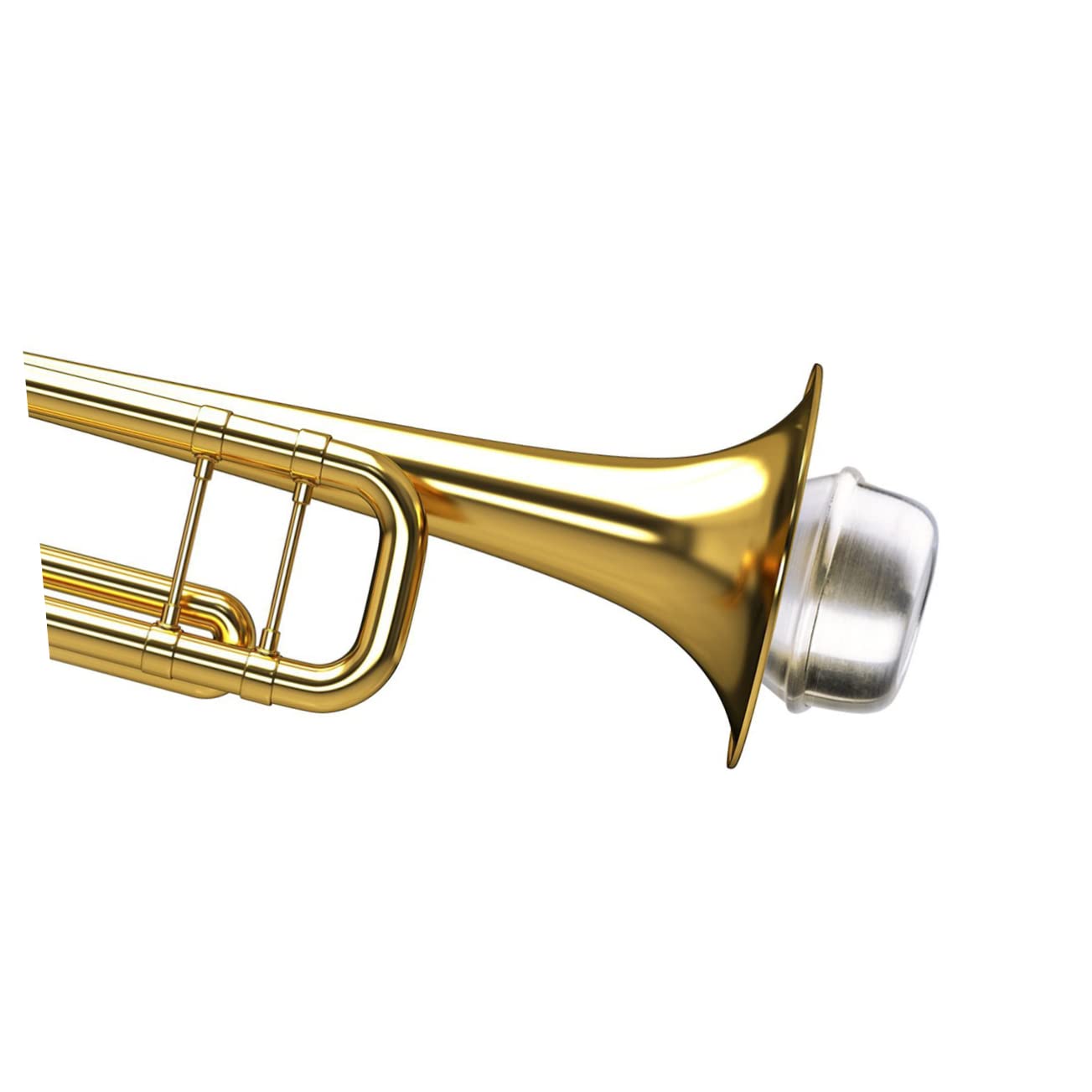 VICASKY Practice Trumpet Straight Mute Sourdine Set Stand for Trumpet Mute Small Made of Trumpet Felt