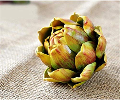 Image of Ulalaza 1Pc Fake Artichoke Artificial Fruits Model Lifelike Plastic Vegetables Christmas Party Decoration