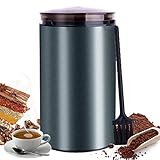 ☕ 【Satisfacer Diferentes Necesidades】☕ Personaliza su molinillo exclusivo, Dependiendo del tiempo de molienda, se pueden obtener granos de café de diferentes tamaños de partículas. Cuanto más largo sea el tiempo de molienda, más fino será el grano de café. Ya sea que utilice un sifón o una máquina de café expreso, puede satisfacer sus necesidades.