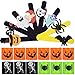 INTVN Pulseras de Palmada de Halloween & Resortes Juguete Halloween Mini Springs Fiestas Favores Regalos de cumpleaños para Suministros de Fiesta de Halloween, 20Sets