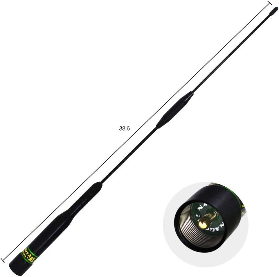 Nagoya NL-77B Dual Band UHF/VHF 144/430MHz High Gain Amateur UHF Plug PL-259 Mobile Car Radio Antenna