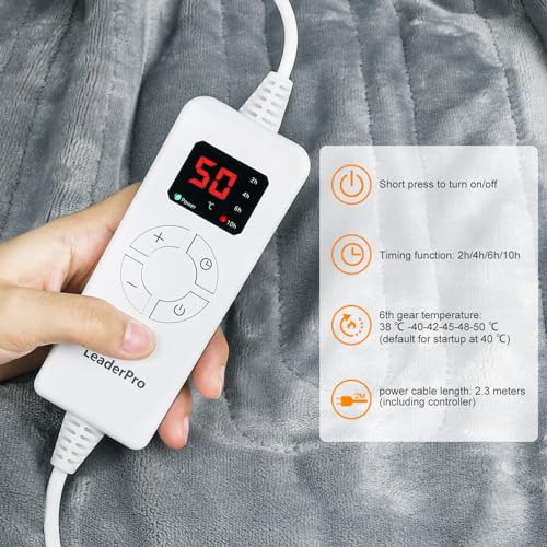 LeaderPro Coperta termica con spegnimento