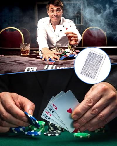Spielkarten,2 Decks Pokerkarten,Standard Spielkarten,kartenspiel,Playing Cards, Profi Poker, Wasserdichtes,Geeignet für Familienpokerspiele, Partypokerspiele – Bild 7