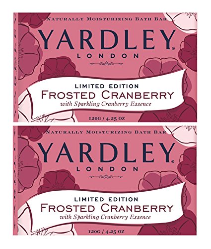 Limited Edition Yardley London Frosted Cranberry Bath Bar