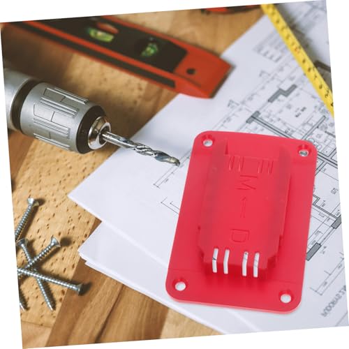 Base para soporte de batería y soportes de almacenamiento en pared de herramientas 6