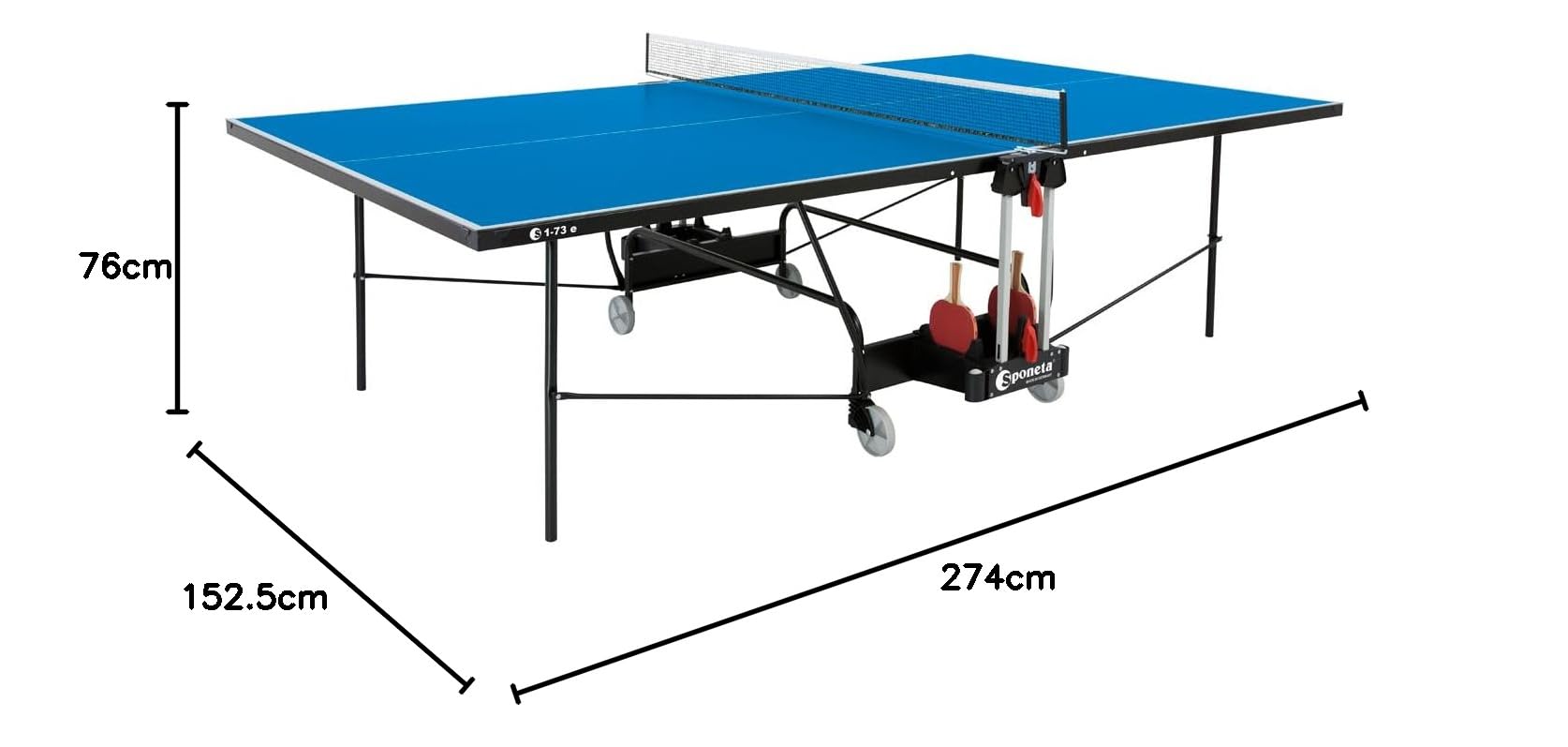 Sponeta, Tavolo da Ping Pong S172E, 222.5010/L