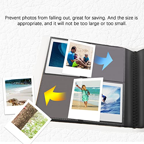 288 Pocket Photo Album for Fujifilm Instax Square SQ1/SQ6/SQ10/SQ20/SQ40 Instant Camera and Kodak Mini Shot 3 Film,Holds 3x3” Photos (White) - Image 3