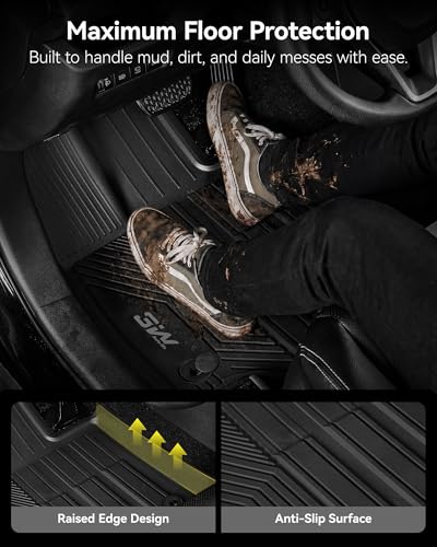Image of 3W Floor Mats & Cargo Liner Fit 2019-2025 Toyota RAV4(Not Fit Hybrid)