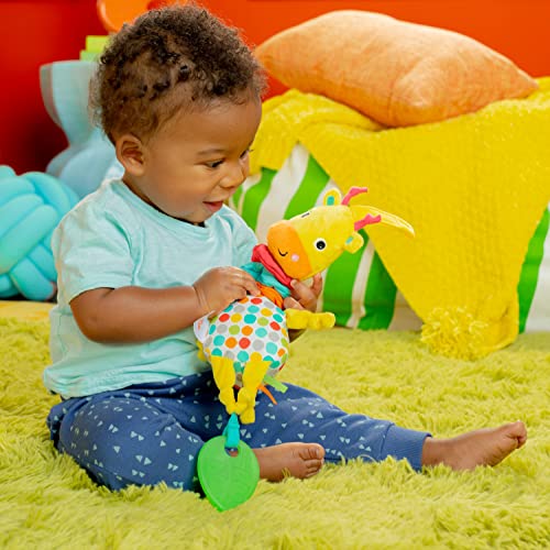 Image of Bright Starts Pull, Play & Boogie Musical Activity Toy for Stroller - Giraffe - Unisex, Newborn +